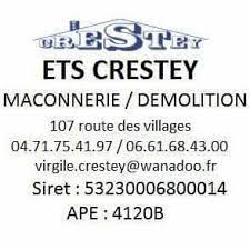 Crestey Maçonnerie Démolition | Monistrol-sur-Loire